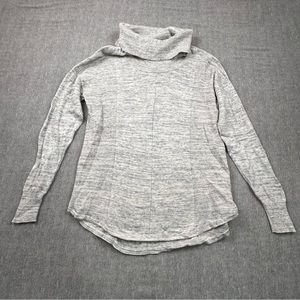 Lea & Nicole Women’s Sweater Size L Dolman‎ Sleeves Cowl Neck Gray